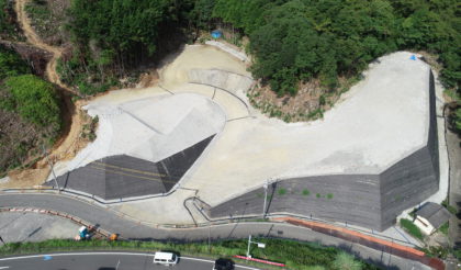 ４２号大泊東地区道路建設工事 完成しました。